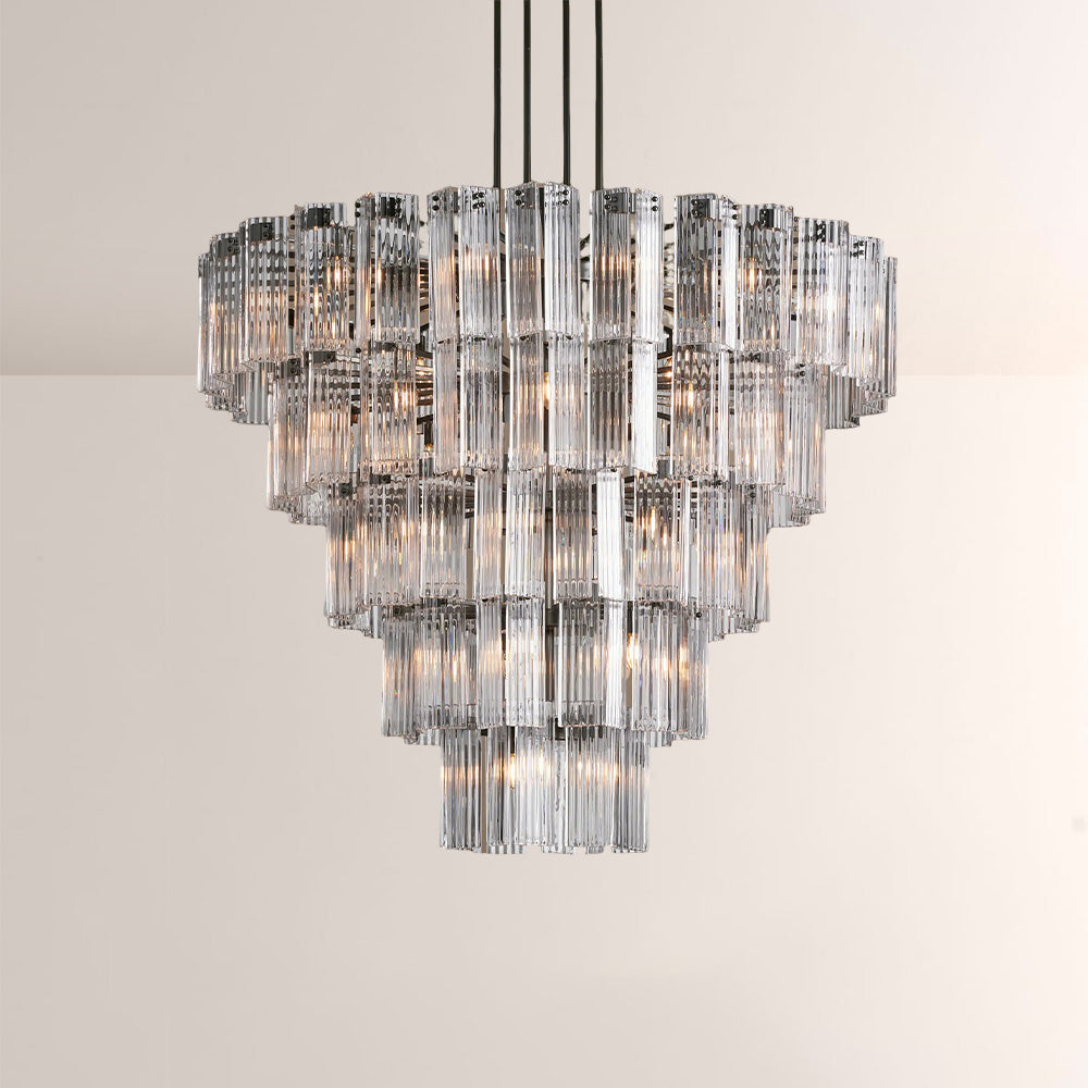 Delsia Glass Round Chandelier 60"