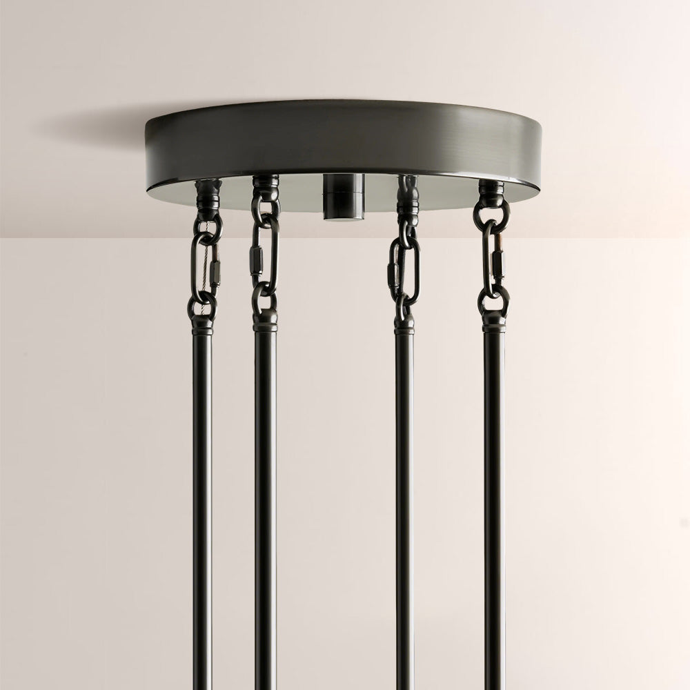 Delsia Glass Round Chandelier 48"D
