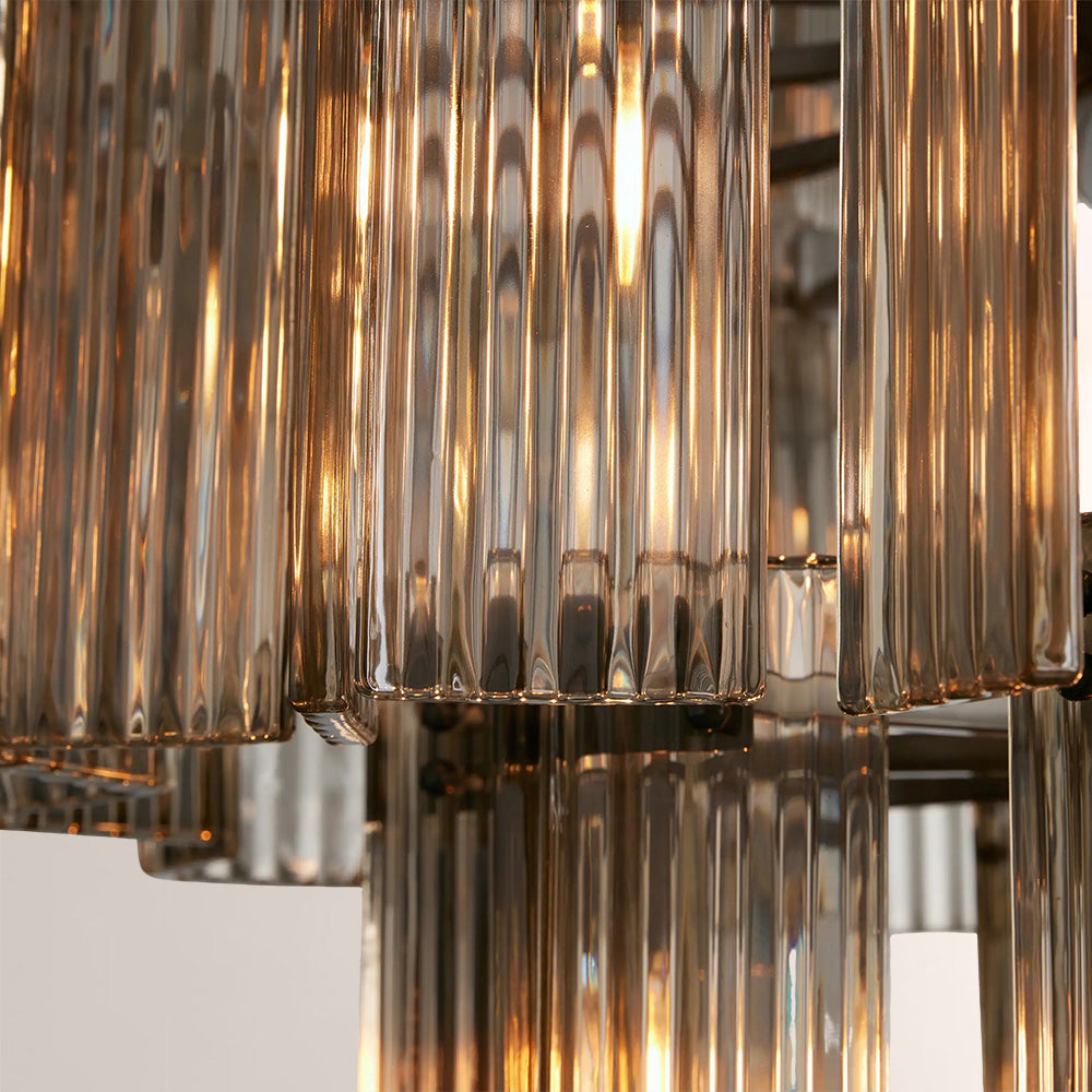 Delsia Glass Round Chandelier 48"D