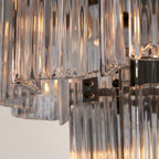 Delsia Glass Round Chandelier 48"D