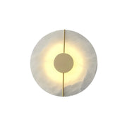 Artistic Brass Alabaster Wall Lamp
