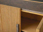 Alder Fluted 4-Door Sideboard