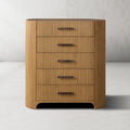 Alder Fluted 5-Drawer Chest