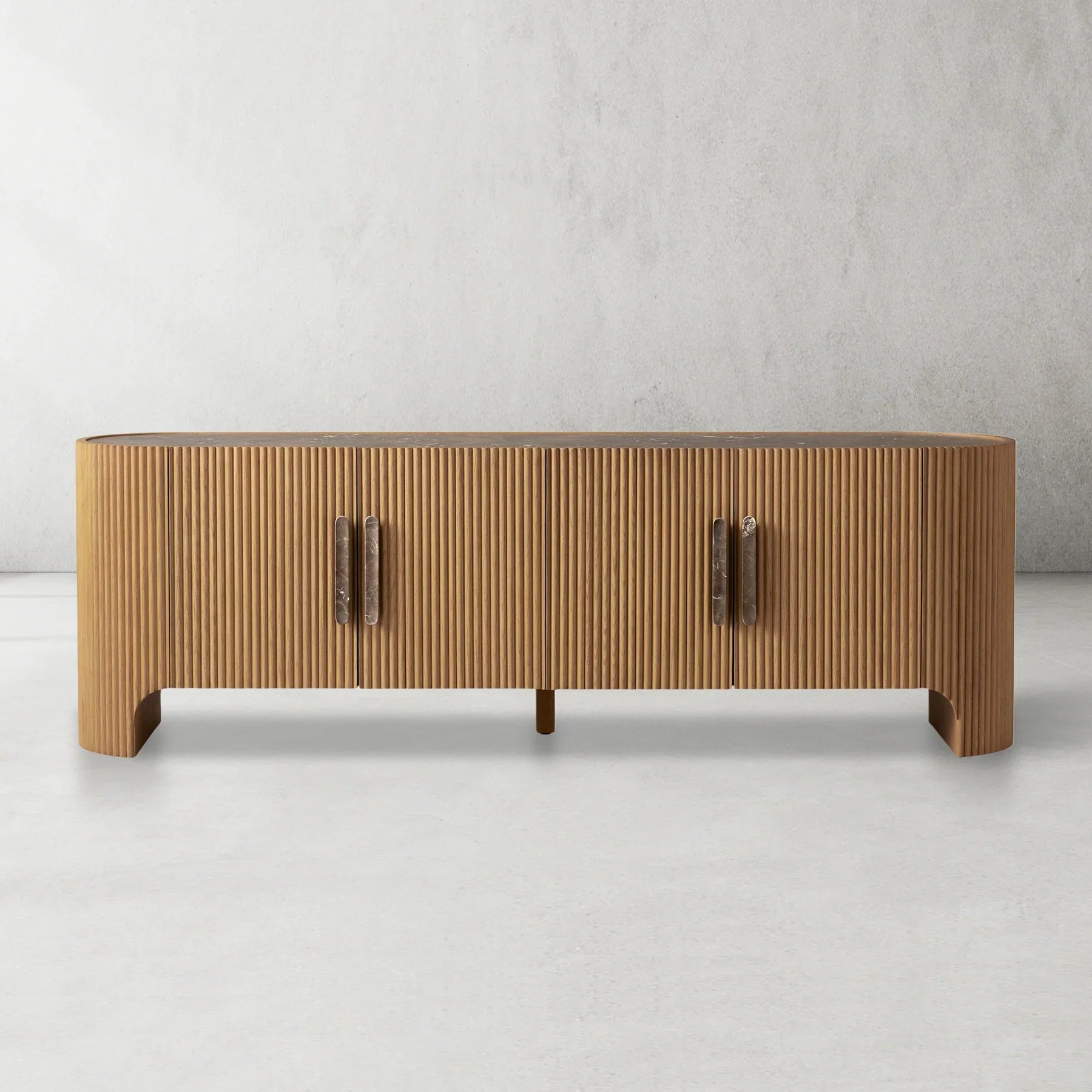 Alder Fluted Oval Sideboard