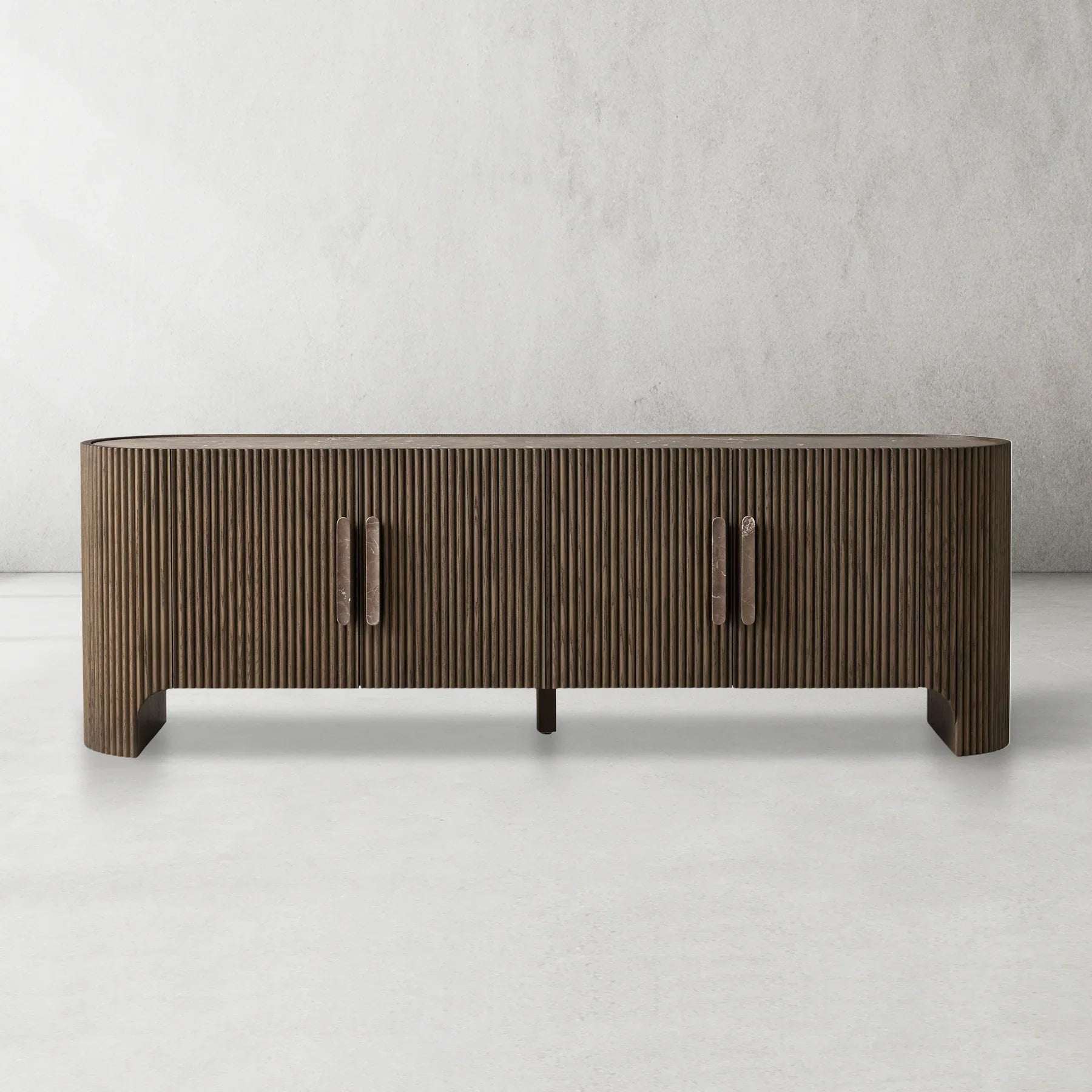 Alder Fluted Oval Sideboard