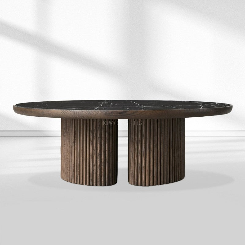 Alder Round Coffee Table