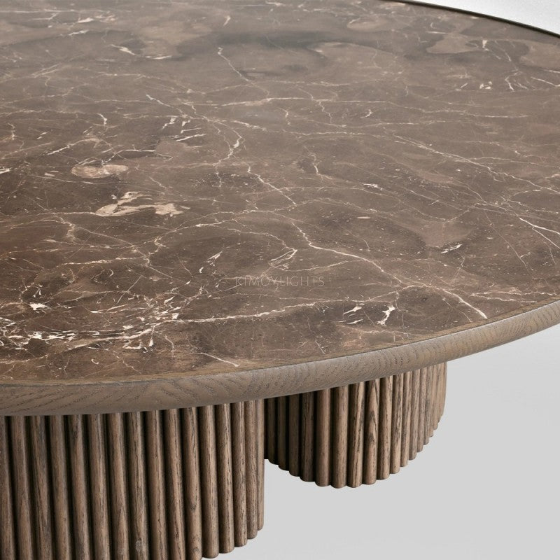 Alder Round Coffee Table