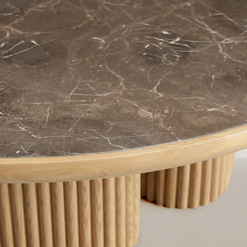 Alder Round Coffee Table