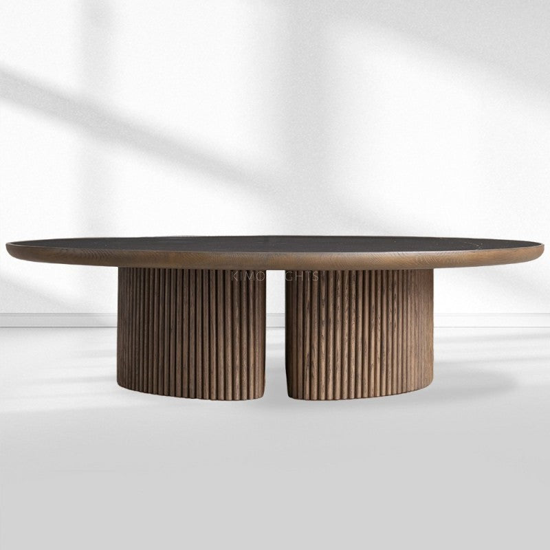 Alder Round Coffee Table