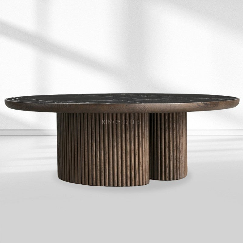 Alder Round Coffee Table