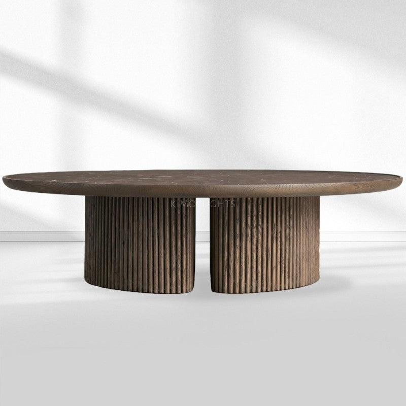 Alder Round Coffee Table