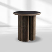 Alder Round End Table