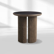 Alder Round End Table