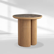 Alder Round End Table