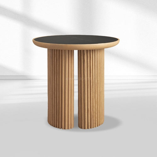 Alder Round End Table