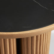 Alder Round End Table