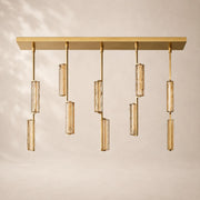 Audessa Crystal Linear Chandelier 54
