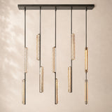 Audessa Crystal Linear Chandelier 54
