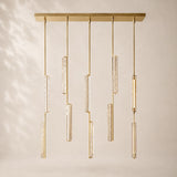 Audessa Crystal Linear Chandelier 54