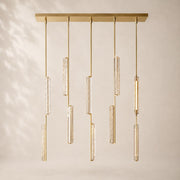 Audessa Crystal Linear Chandelier 54