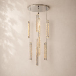 Audessa Crystal Round Chandelier 24