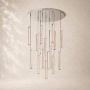 Audessa Crystal Round Chandelier 40