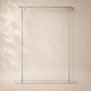 Audessa Crystal Single Bar Linear Chandelier 60