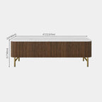 Cedar Oak Stone Coffee Table 47"W For Living Room