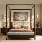 Cedar Oak Stone Nightstand 26" For Bedroom