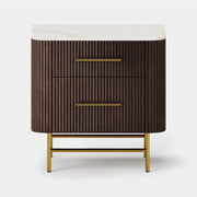 Cedar Oak Stone Nightstand 26