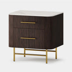 Cedar Oak Stone Nightstand 26" For Bedroom