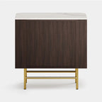 Cedar Oak Stone Nightstand 26" For Bedroom