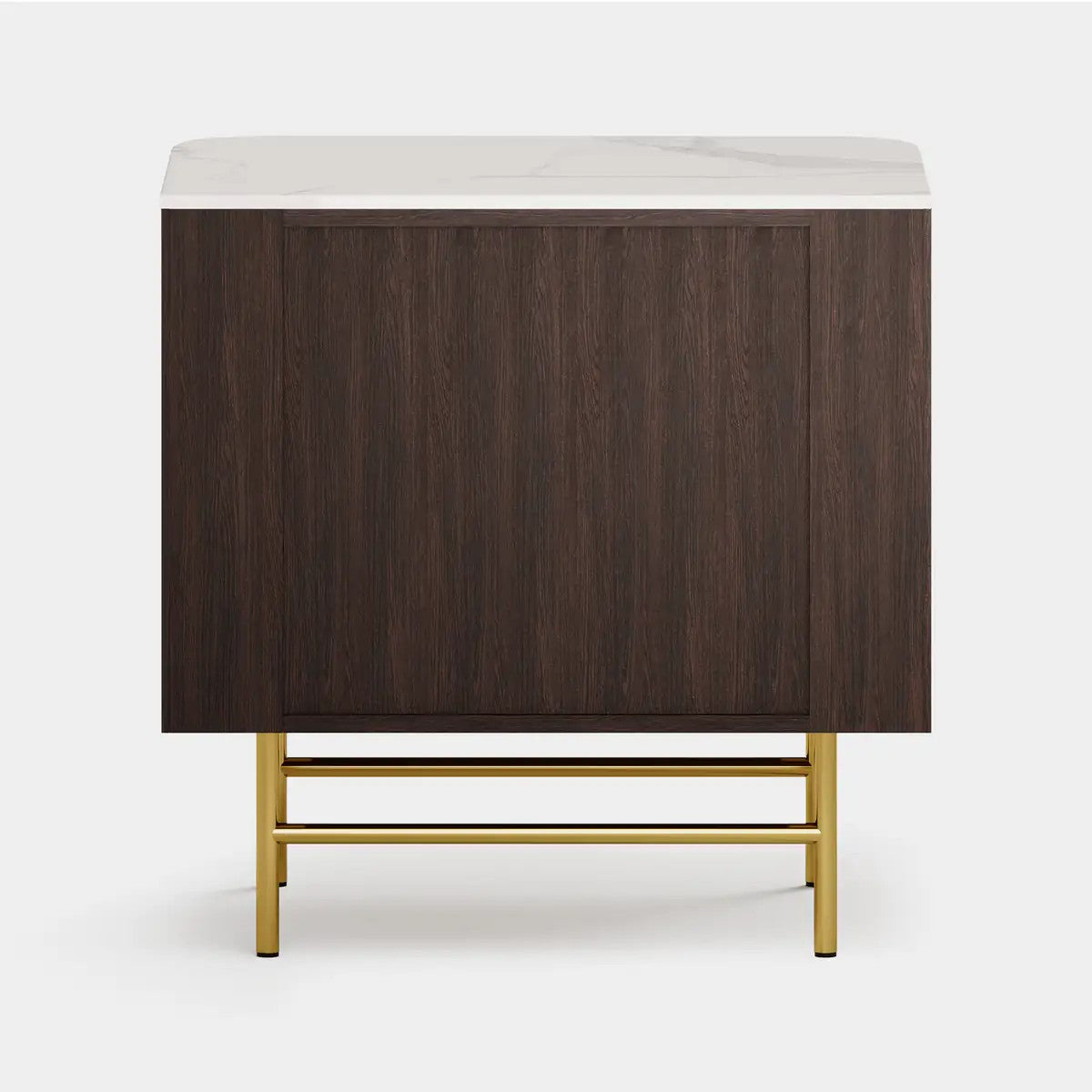 Cedar Oak Stone Nightstand 26" For Bedroom