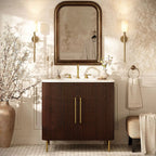 Cedar Oak Stone Bathroom Vanity 36“ with Sink for Bathroom