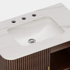 Cedar Oak Stone Bathroom Vanity 36“ with Sink for Bathroom
