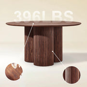 Cedar Oak Wood Dining Table 54