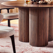 Cedar Oak Wood Dining Table 54