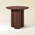 Cedar Oak Wood Side Table 24"D For Living Room