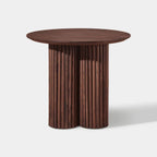 Cedar Oak Wood Side Table 24"D For Living Room