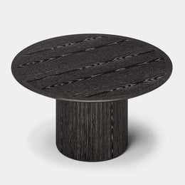 Aurae Fluted Round Dining Table 60”W For Living Room