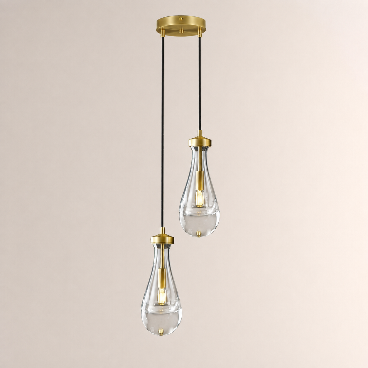 Aurelia Rain Cord Pendant Light 5"D