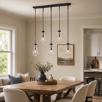 Aurelia Rain Linear Rod Chandelier 36'W