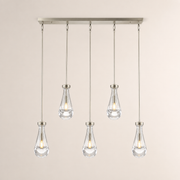 Aurelia Rain Linear Rod Chandelier 36'W