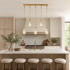 Aurelia Rain Linear Rod Chandelier 36'W