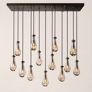 Aurelia Rain Linear Chandelier 54'W