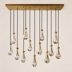 Aurelia Rain Linear Chandelier 54'W
