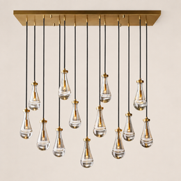 Aurelia Rain Linear Chandelier 54'W