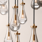 Aurelia Rain Linear Chandelier 54'W