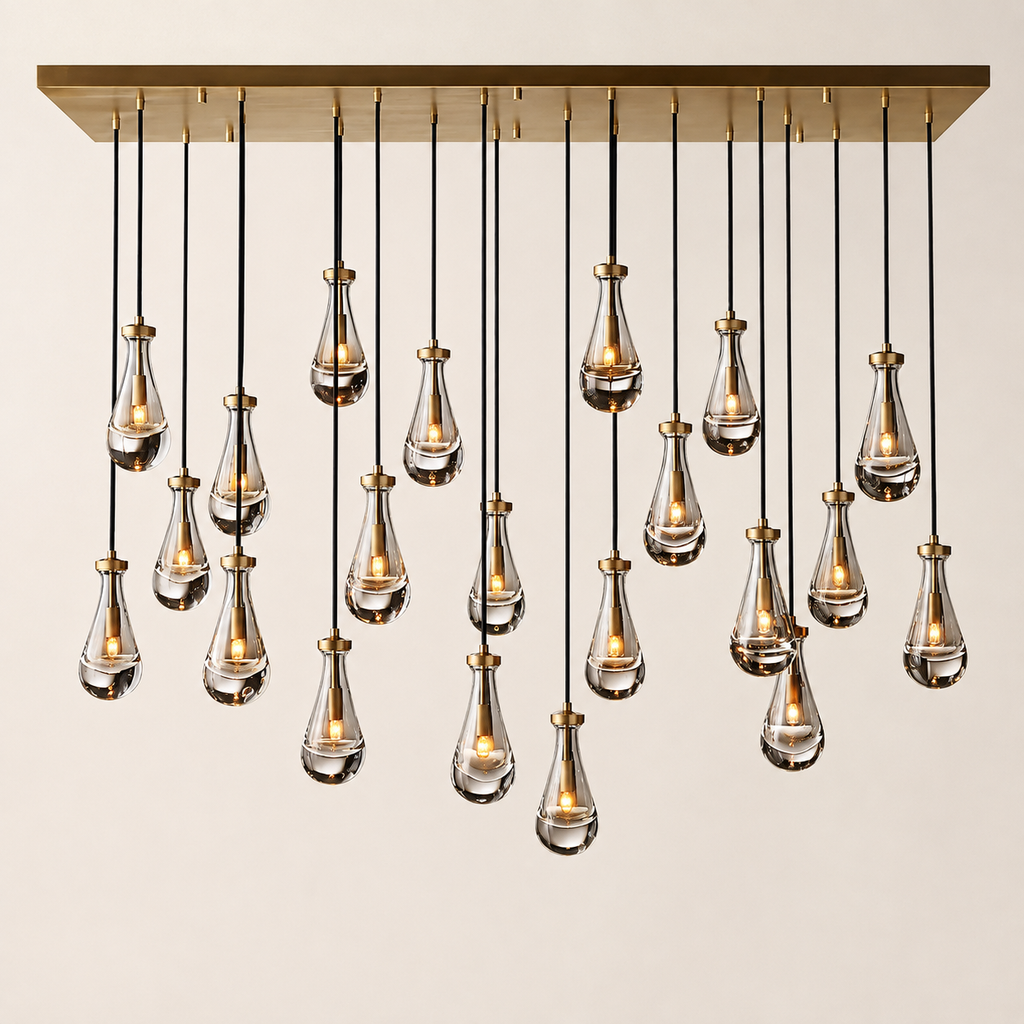 Aurelia Rain Linear Chandelier 72'W