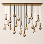 Aurelia Rain Linear Chandelier 72'W